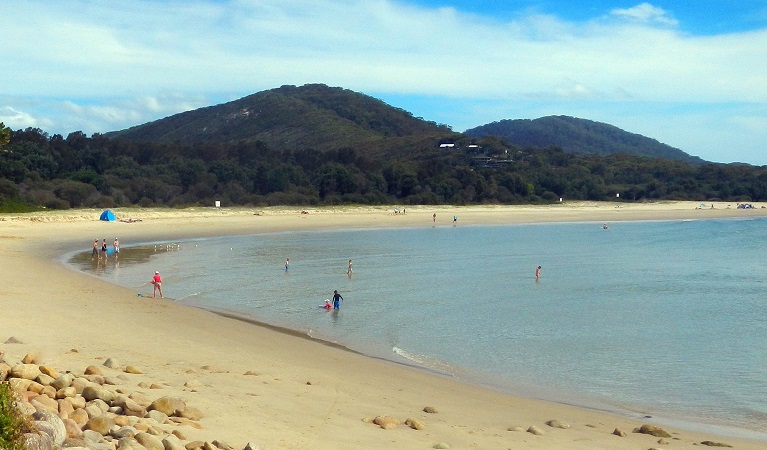 Front beach, Arakoon National Park. Photo: Debbie McGerty/OEH