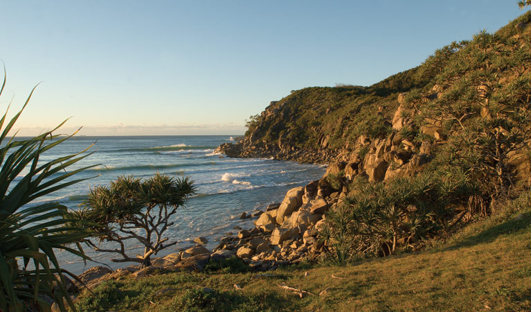 Little Bay Beach, Arakoon National Park. Photo: Michael van Ewijk/NSW Government