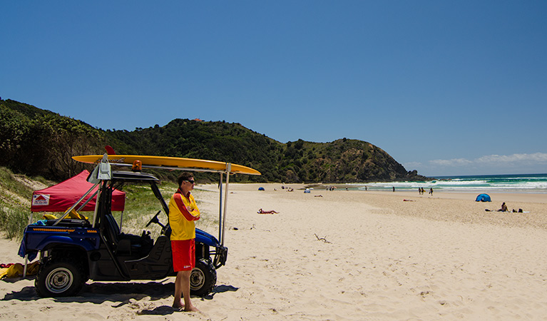 Tallow Beach, Arakwal National Park. Photo: John Spencer/NSW Government