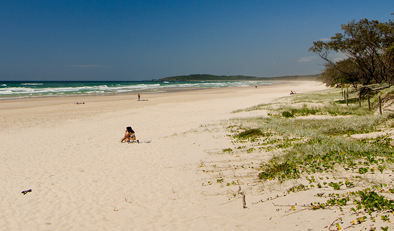 Tallow Beach, Arakwal National Park. Photo: John Spencer/NSW Government