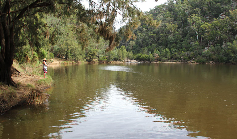 Fishing in the Nepean River. Photo: John Yurasek &copy; DPIE