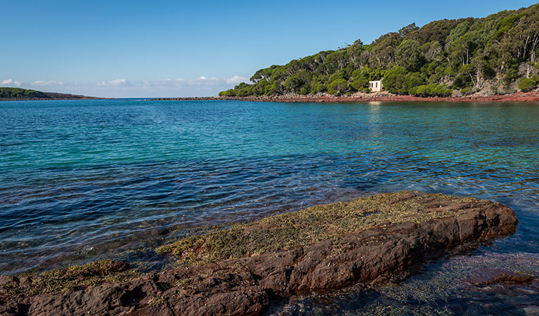 Bittangabee Bay Storehouse, Beowa National Park. Photo: John Spencer