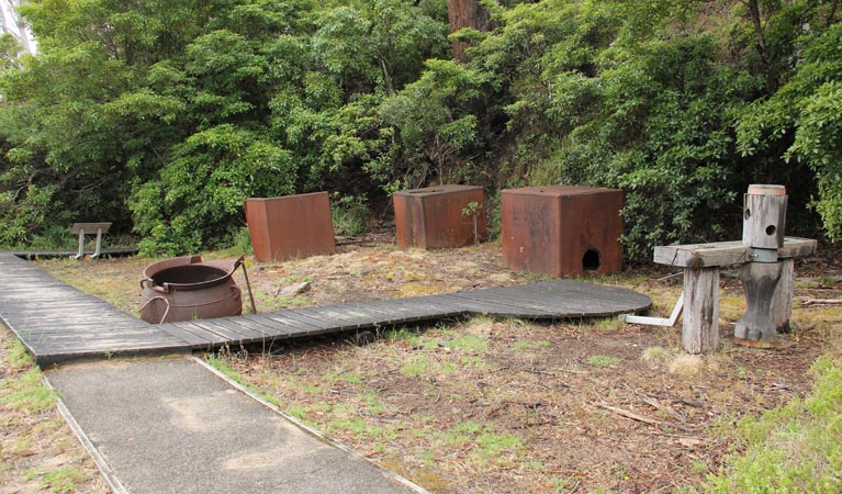 Historic remnants, Davidson Whaling Station Historic Site. Photo: John Yurasek &copy; OEH