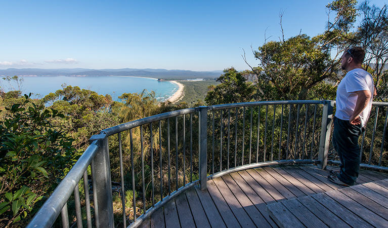 Disaster Bay lookout, Beowa National Park. Photo: John Spencer