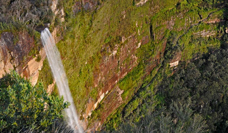 View of Govetts Leap and hanging swamp, Barrow lookout, Blue Mountains National Park. Photo: Kevin McGrath