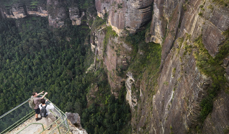 Pulpit Rock lookout, Blue Mountains National Park. Photo: David Finnegan