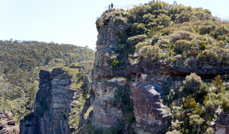 Pulpit Rock Lookout, Blue Mountains National Park. Photo: Steve Alton/NSW Government