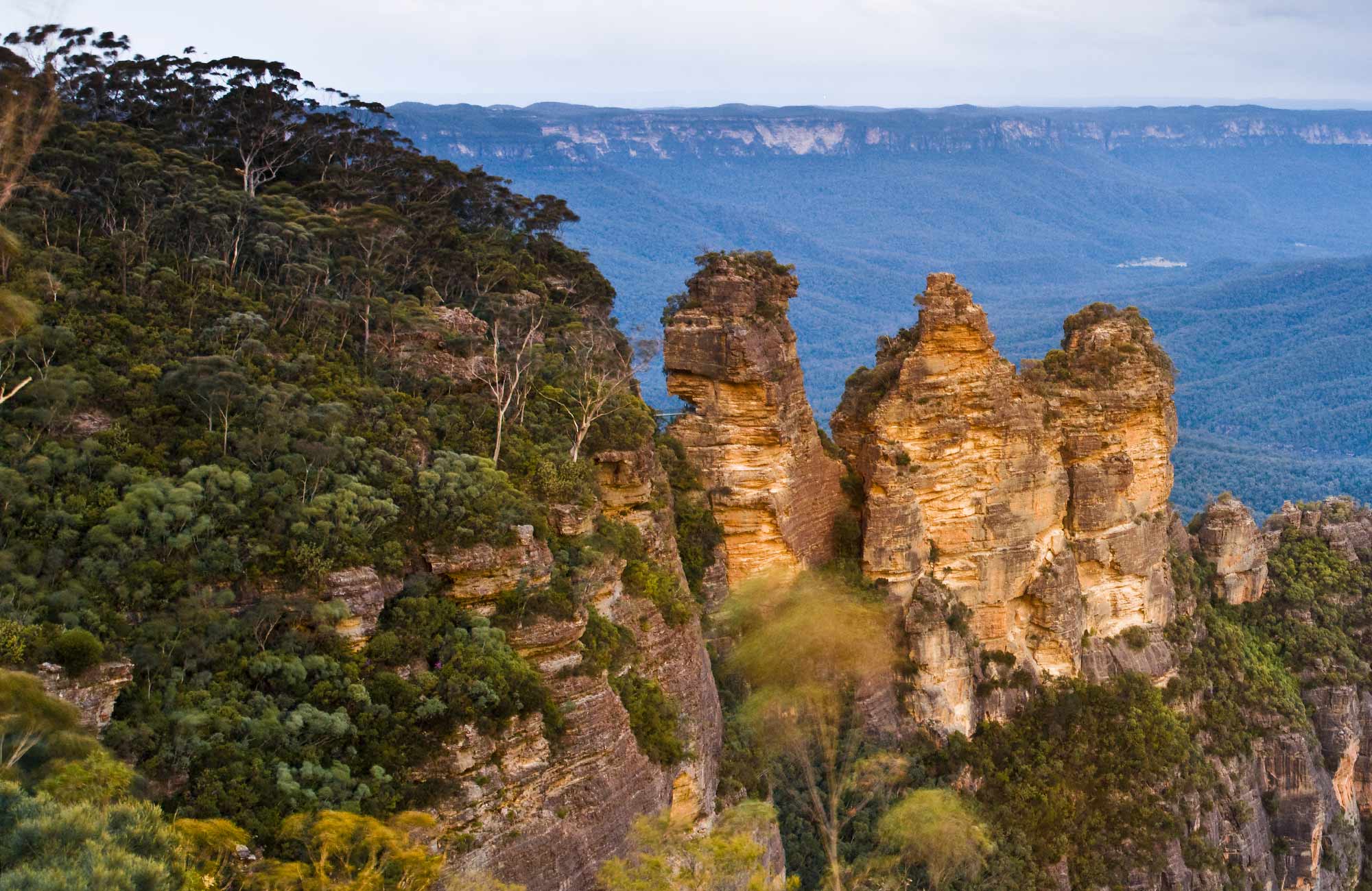 Echo Point lookout, Blue Mountains National Park. Photo: David Finnegan