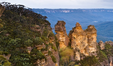 Echo Point lookout, Blue Moutains National Park. Photo: David Finnegan