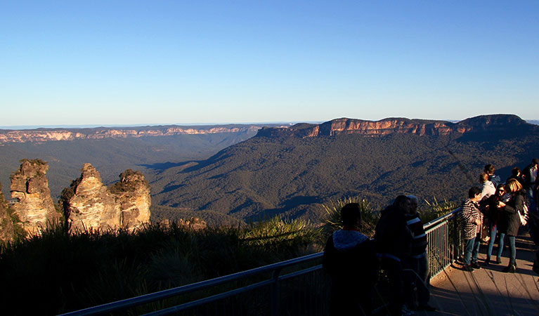 Echo Point Lookout, Three Sisters, Blue Mountains National Park. Photo: Natasha Webb