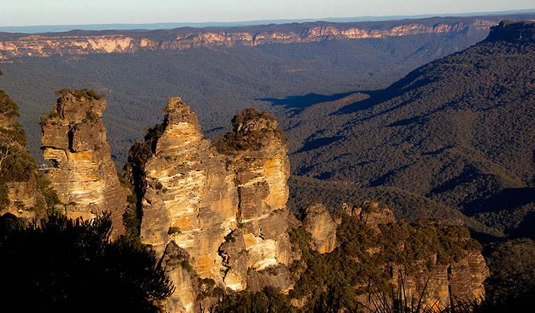 You'll pass the famous Three Sisters on your journey along Prince Henry Cliff walk. Photo: Natasha Webb