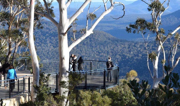 Oreades lookout, Three Sisters walk, Blue Mountains National Park. Photo: Rosie Garthwin