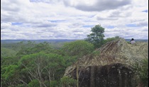 View of Du Faurs lookout, looking across to the rugged and remote landscape of the Wollangambe area.  Photo credit: Elinor Sheargold &copy; DPIE