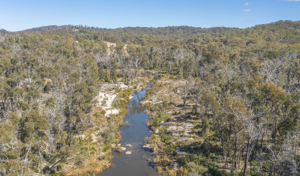 An aerial view of Boonoo Boonoo River in Boonoo Boonoo National Park. Photo: Joshua Smith &copy; DPE