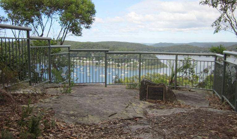 View of boats on the water from Allen Strom lookout. Photo: Vicki Elliott