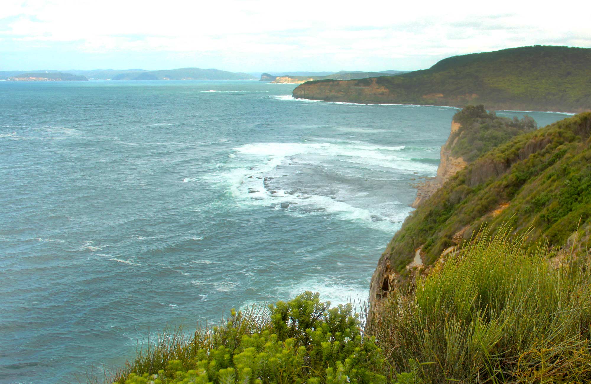The view of the ocean from the cliffs. Photo: John Yurasek 