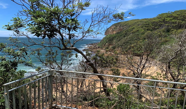 Expansive ocean views from Garawa lookout on the NSW Central Coast, Bouddi National Park. Photo: Vicki Elliott © DPE