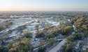 Aerial view of Brindingabba campground. Credit: Andrew Hull &copy; DCCEEW