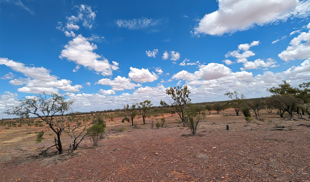 View from Sunset Rise, a good picnicking and sunset photoing spot on Brindingabba scenic drive in Brindingabba National Park, 175km from Bourke. Photo: Jessica Stokes, &copy; DCCEEW