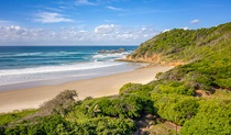 Aerial view of Broken Head in Broken Head Nature Reserve. Photo: John Spencer/DPIE