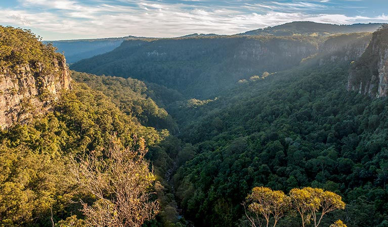 Kangaroo Valley views from Izzards lookout track, Budderoo National Park. Photo credit: Michael Van Ewijk &copy; OEH