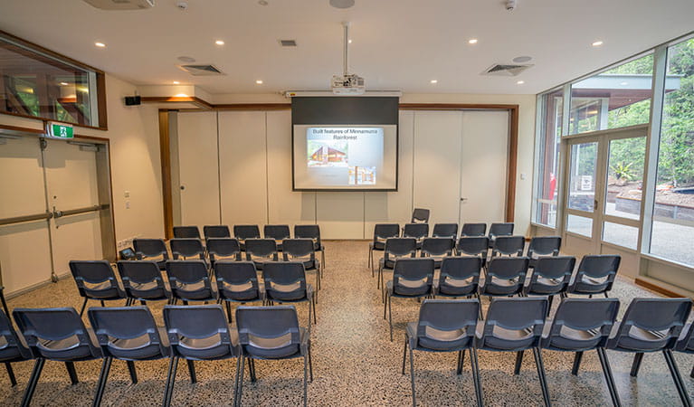 Conference and presentation facilities in Minnamurra Rainforest Centre, Budderoo National Park. Photo: John Spencer &copy; DPIE