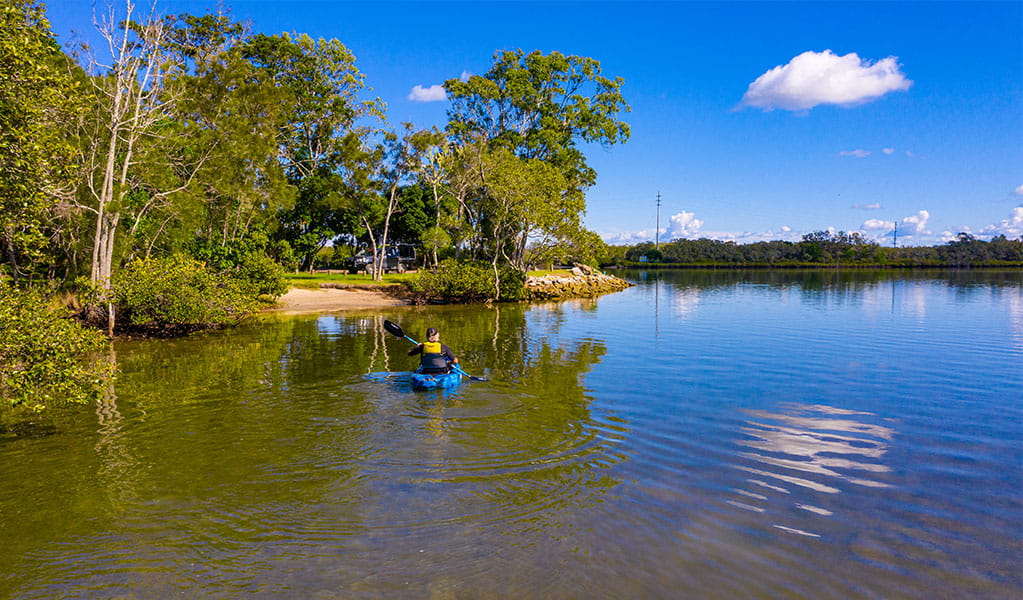 Ferry Crossing picnic area in Bundjalung National Park. Photo credit: Jessica Robertson &copy; DPIE