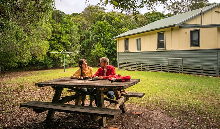 Exterior view of Forest House, Bundjalung National Park. Photo: J Spencer/OEH