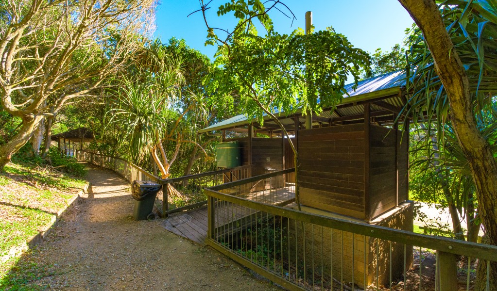 The amenities at Iluka Bluff picnic area in Bundjalung National Park. Photo: Jessica Robertson &copy; DPIE