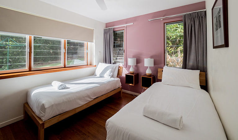 Double bedroom in Thomson Cottage. Photo: Sera Wright/DPIE