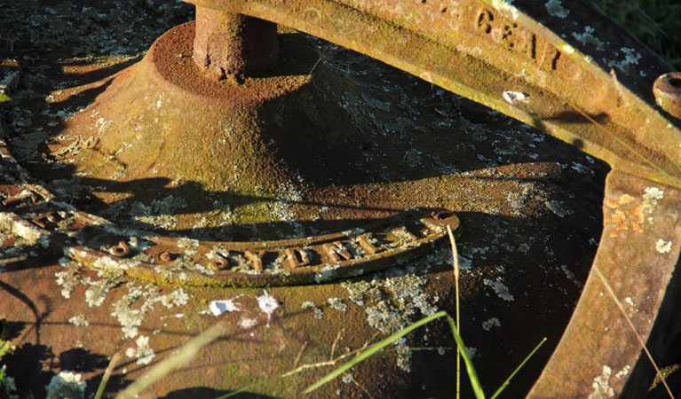 Historic machinery, Cattai National Park. Photo: John Yurasek