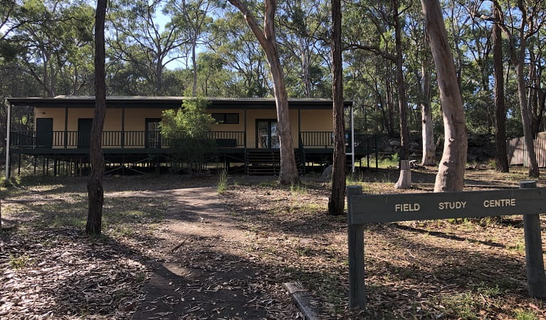 The field study building at Mitchell Park picnic area, Cattai National Park. Photo: Cameron Wade/ the photographer