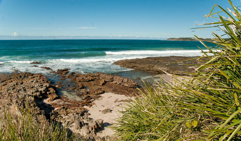 Looking from Monument Beach to Bendalong Point, Conjola National Park. Photo &copy;  Michael Jarman