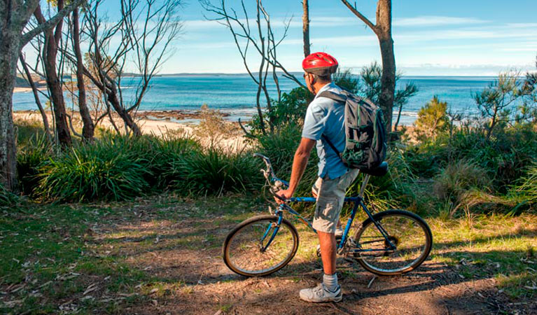 Monument Beach Ride from Bendalong, Conjola National Park. Photo: Michael van Ewijk.