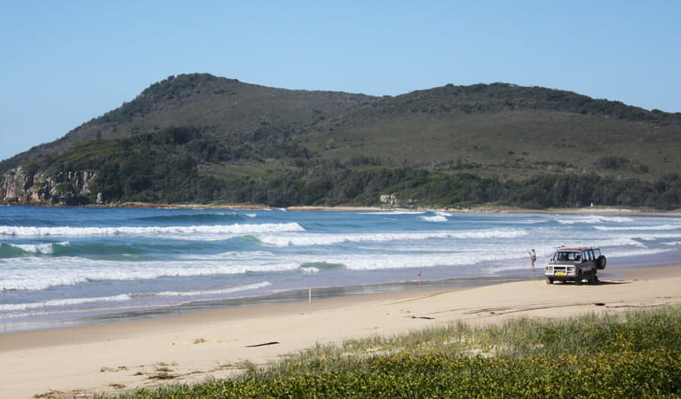 Geebung picnic area beach views, Crowdy Bay National Park. Photo: Andy Marshall/NSW Government