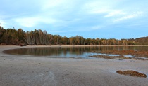 Cullendulla Beach against a blue sky in Cullendulla Creek Nature Reserve. Photo &copy; Matthew Makeham