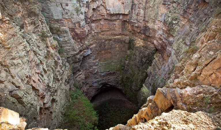 The Big Hole, Deua National Park. Photo: Lucas Boyd &copy; DPIE