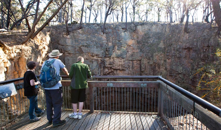 The Big Hole walking track lookout, Deua National Park. Photo: Lucas Boyd &copy; OEH