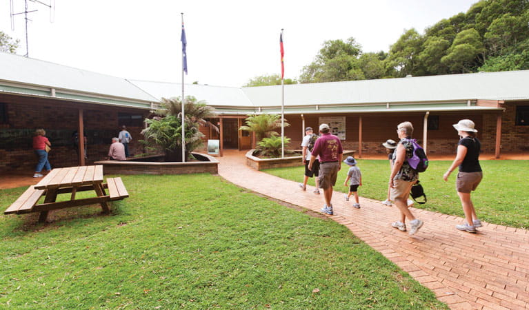 People visiting the Dorrigo Rainforest Centre. Photo: Rob Cleary