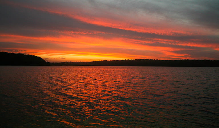 Sunset view, Eurobodalla National Park. Photo &copy; Christina Bullivant