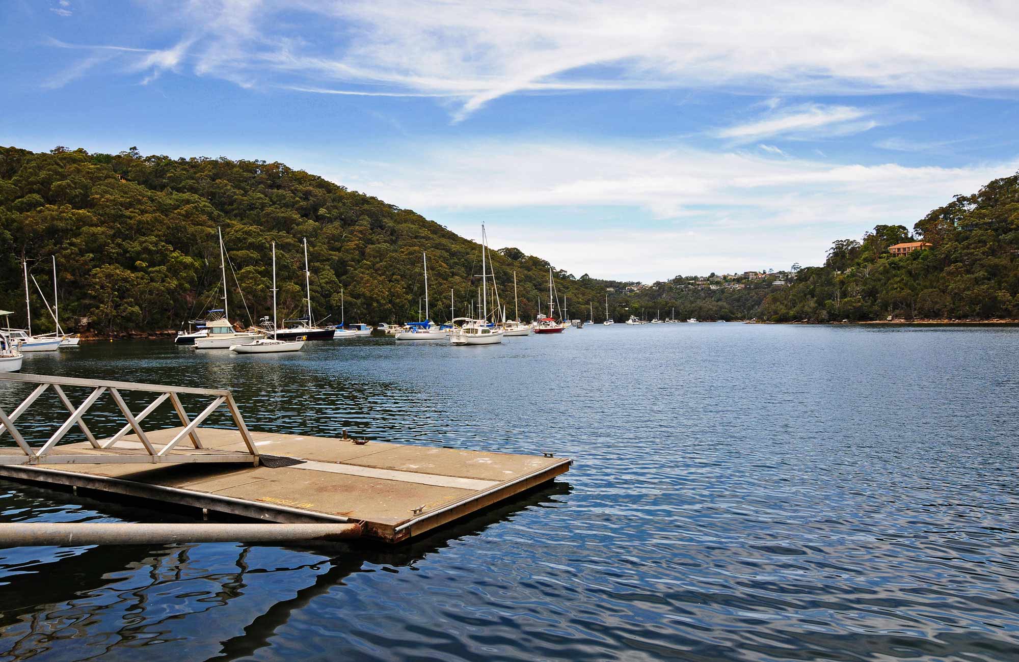 Boat jetty, Garigal National Park. Photo: Kevin McGrath
