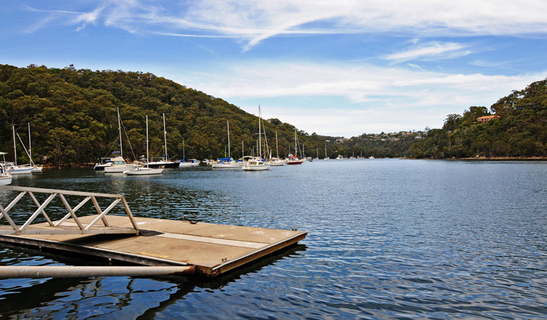 Boat jetty, Garrigal National Park. Photo: Kevin McGrath