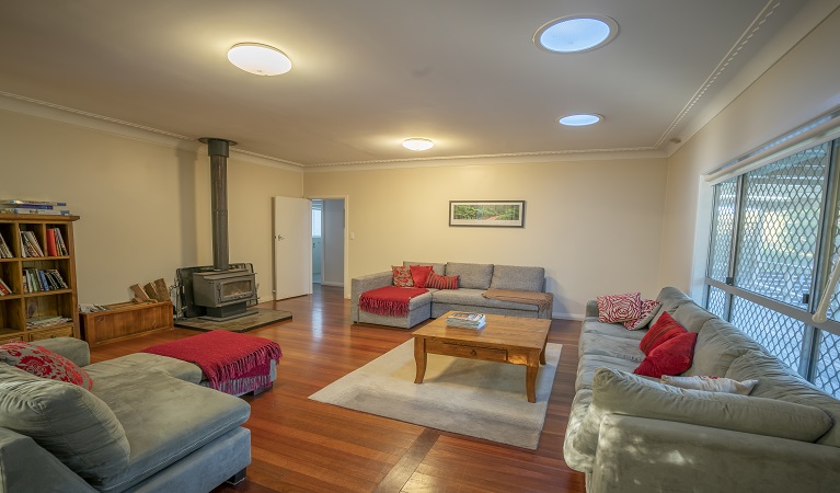 Living room at Gibralter House: Photo: John Spencer/OEH