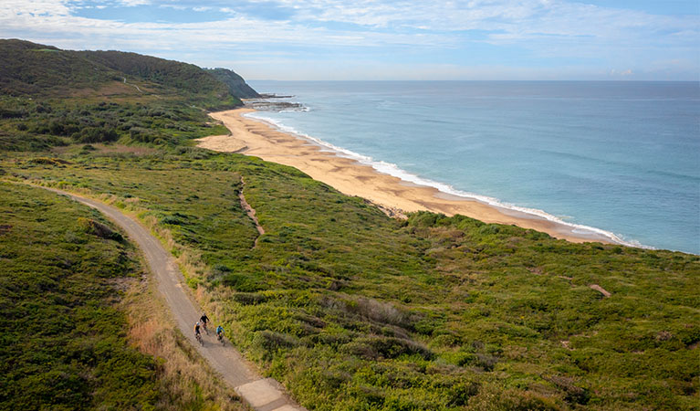 Glenrock mountain biking trails, Glenrock State Conservation Area. Photo: John Spencer &copy; DPE