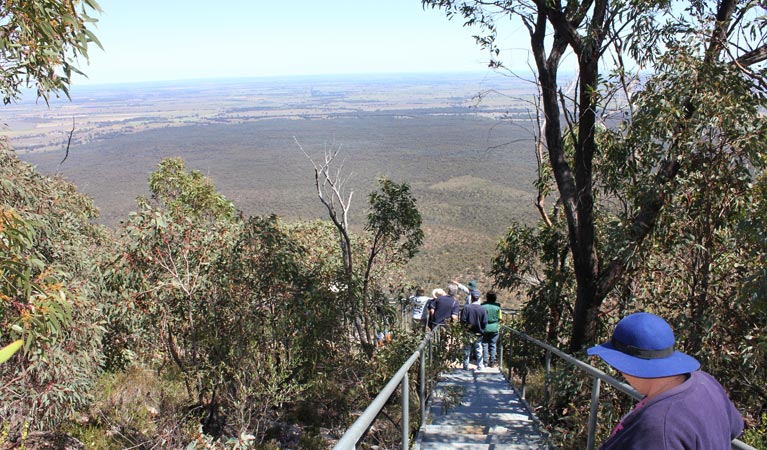 Caloma lookout walkway, Goobang National Park. Photo &copy; Claire Davis