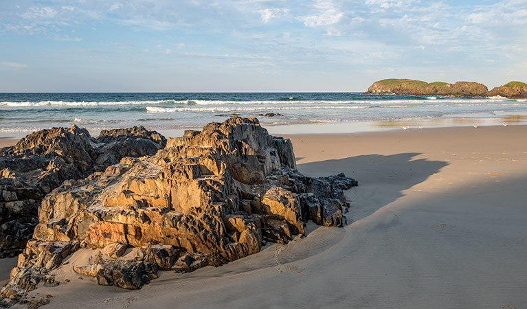 Delicate campground, Goolawah Regional Park. Photo: John Spencer/DPIE