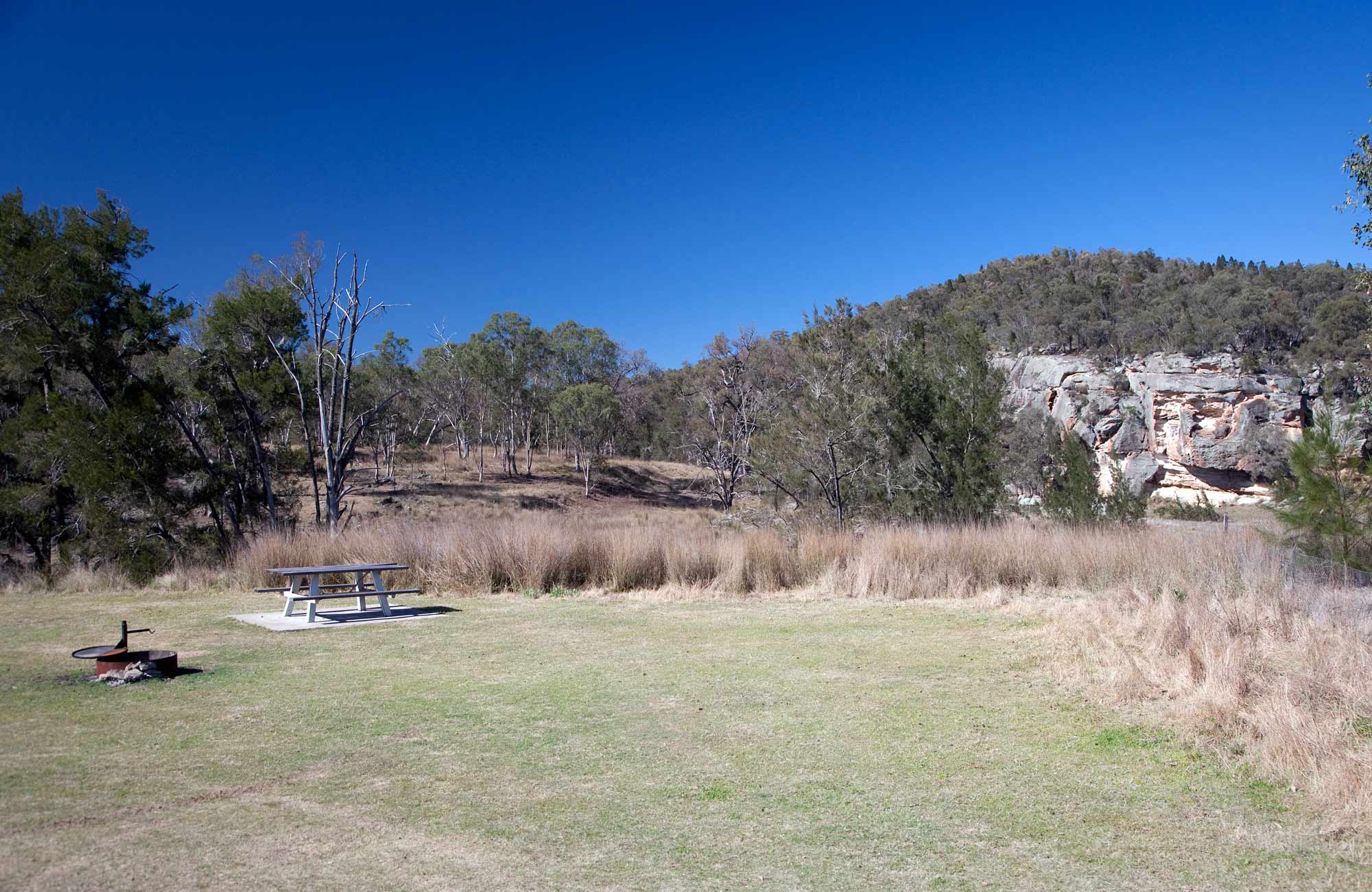 Spring Gully campground, Goulburn River National Park. Photo: Nick Cubbin/NSW Government