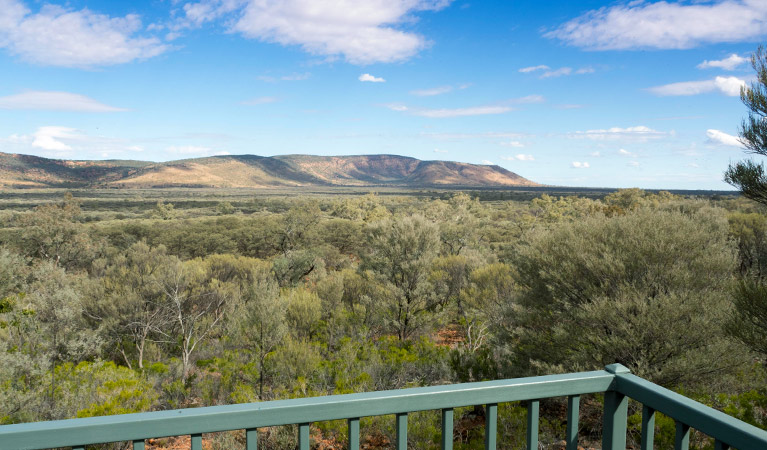 View of Mount Gunderbooka from Little Mountain walking track, in Gundabooka National Park. Photo credit: Leah Pippos &copy; DPIE