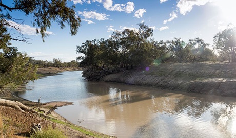 The Darling River at Yanda campground in Gundabooka State Conservation Area. Photo: Leah Pippos &copy; DPIE