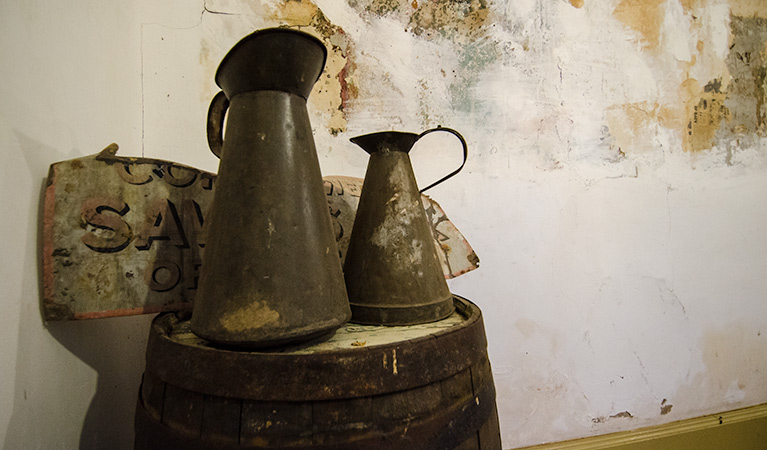 Hartley Visitor Centre artifacts, Hartley Historic Site. Photo: John Spencer